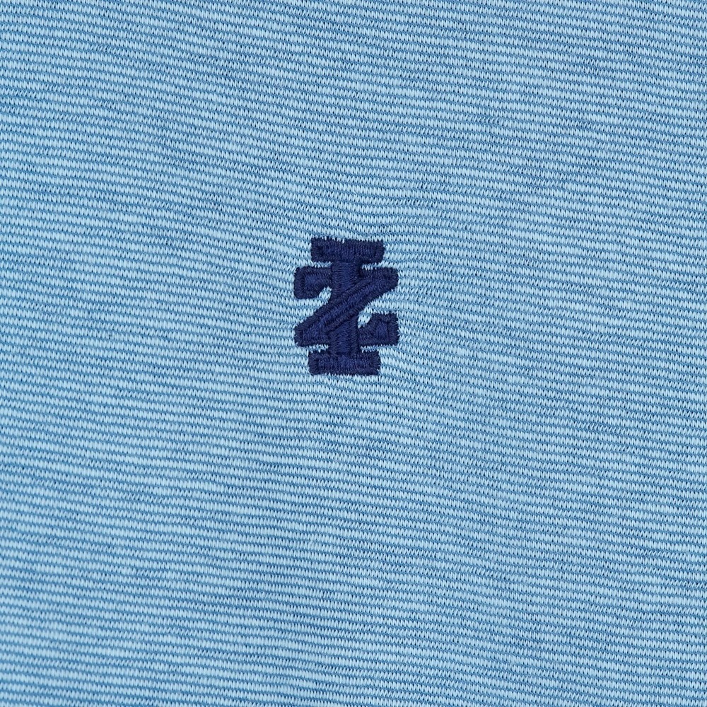 IZOD Pullover Mens XXL Chambray Blue Quarter Zip Comfort Performance Cott Blend - Picture 5 of 15